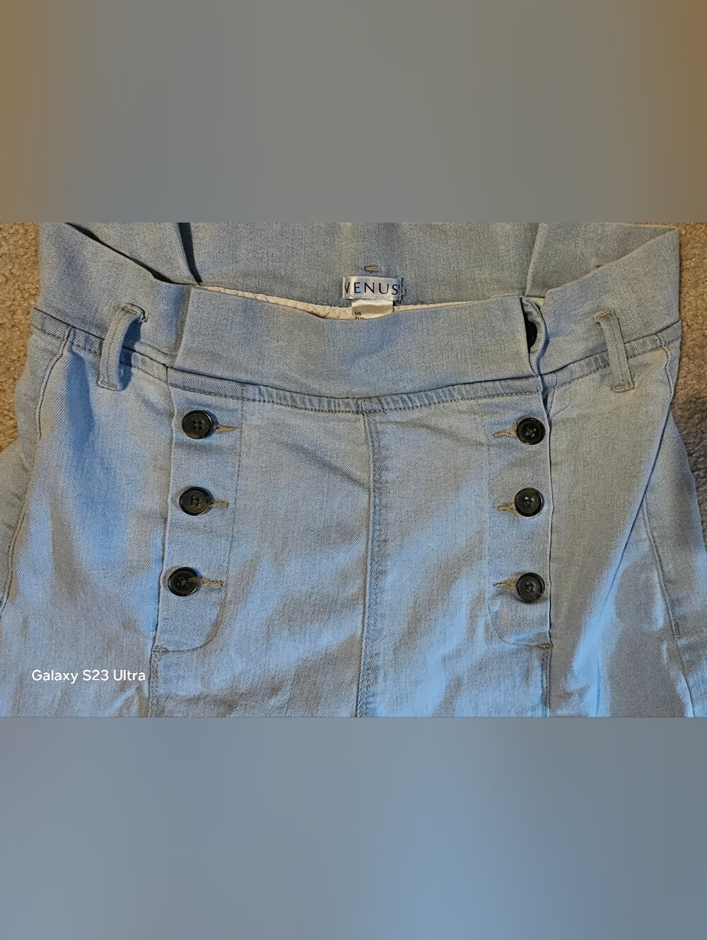 Venus high-waisted sailor jeans combine retro 1970s aesthetic details Size 10 - Picture 4 of 13